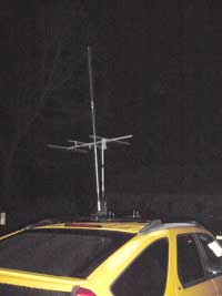Car with Antenna