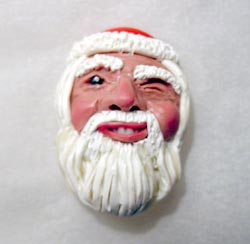 Sculpey Winking Santa