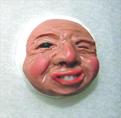 Sculpey Face Winking